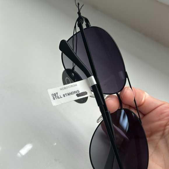 Quay Australia Still Standing 60mm Polarized Aviator Sunglasses - Brand New - Picture 3 of 9